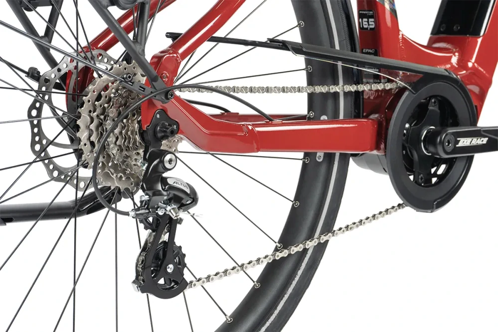 Elektrokolo Leader Fox SAGA 28" červená 