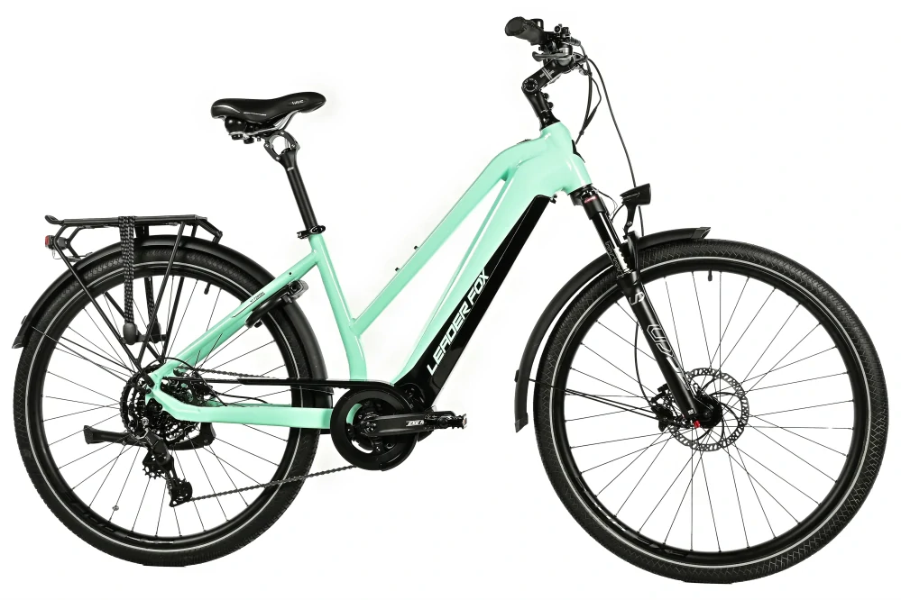 Elektrokolo Leader Fox LUCAS 28" DÁMSKÝ pistáciová