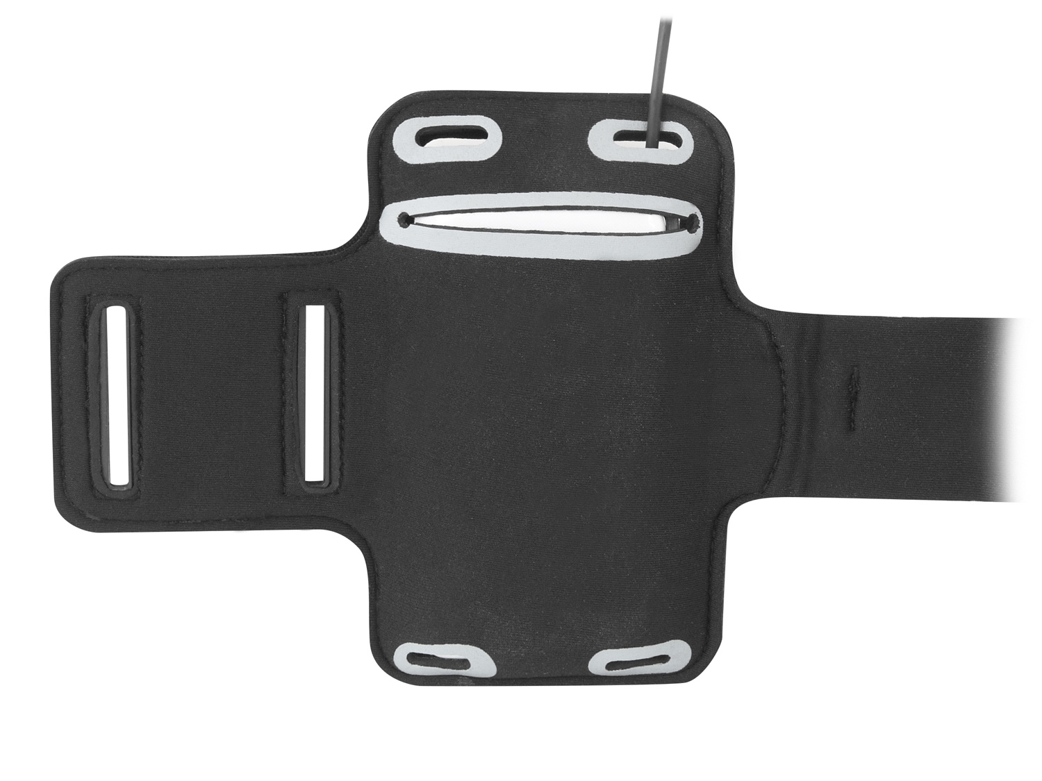 obal FORCE na mobil na ruku při sportování, černý