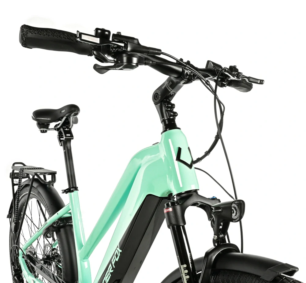 Elektrokolo Leader Fox LUCAS 28" DÁMSKÝ pistáciová