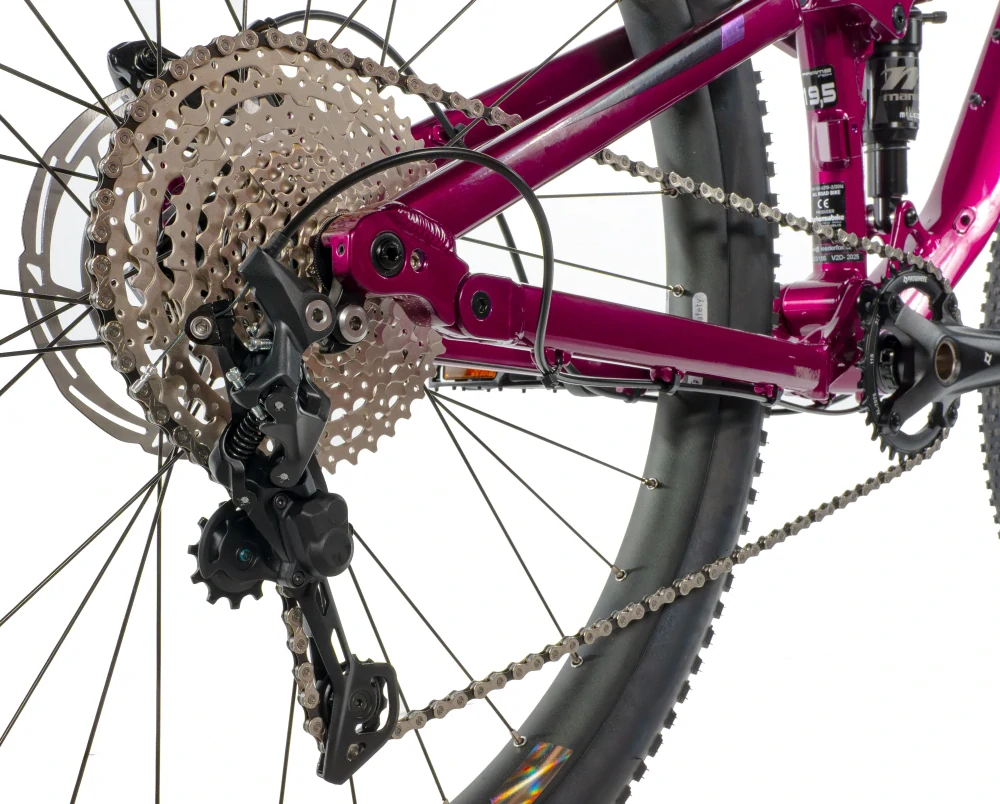 Celoodpružené horské kolo Leader Fox TRION 29" sytě červená